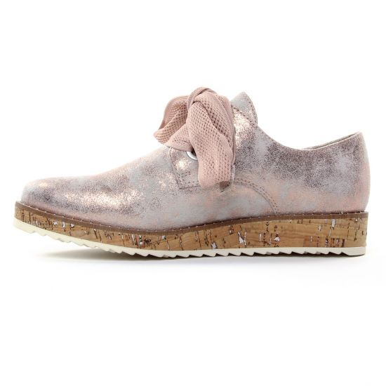 derbys compensées rose metal mode femme printemps été - Photo Produit 3