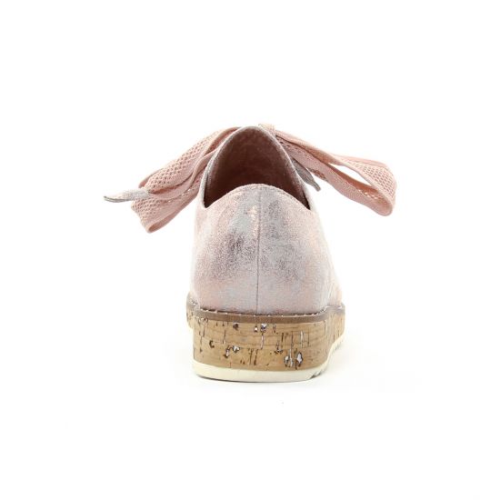 derbys compensées rose metal mode femme printemps été - Photo Produit 7