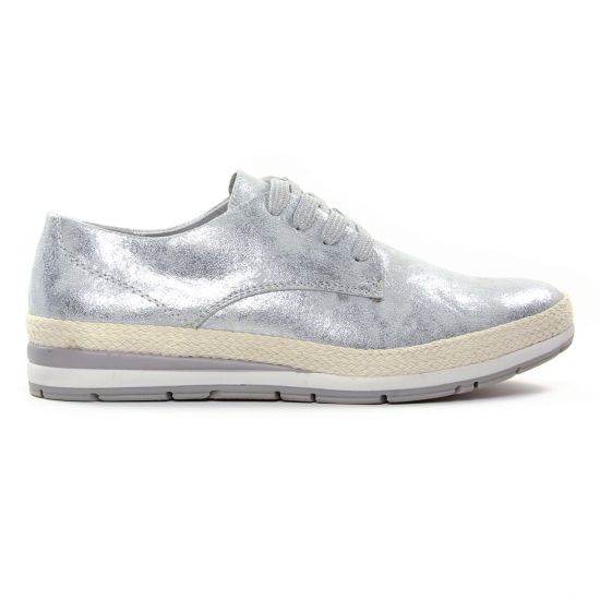 tennis gris argent mode femme printemps été - Photo Produit 2