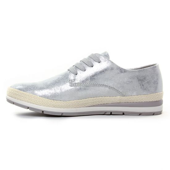 tennis gris argent mode femme printemps été - Photo Produit 3