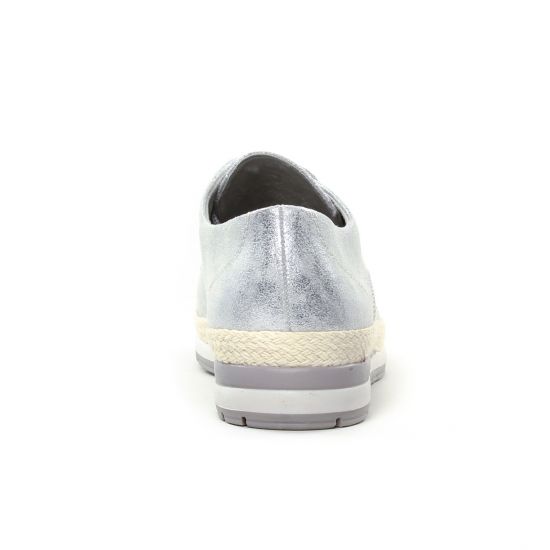 tennis gris argent mode femme printemps été - Photo Produit 7