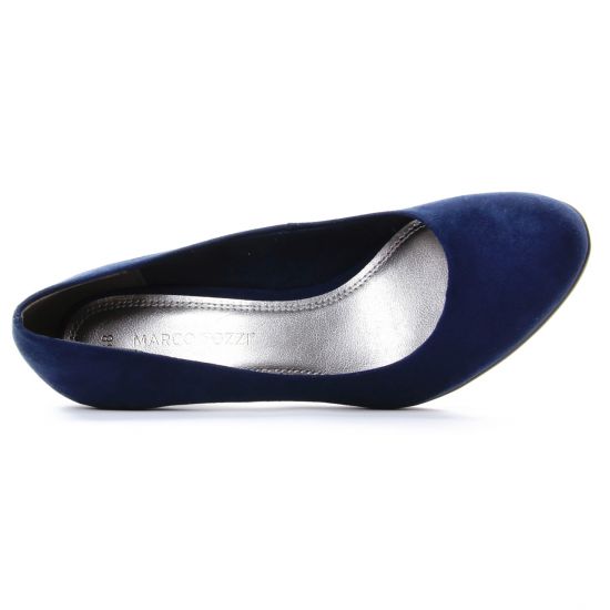 escarpins bleu marine mode femme printemps été - Photo Produit 4
