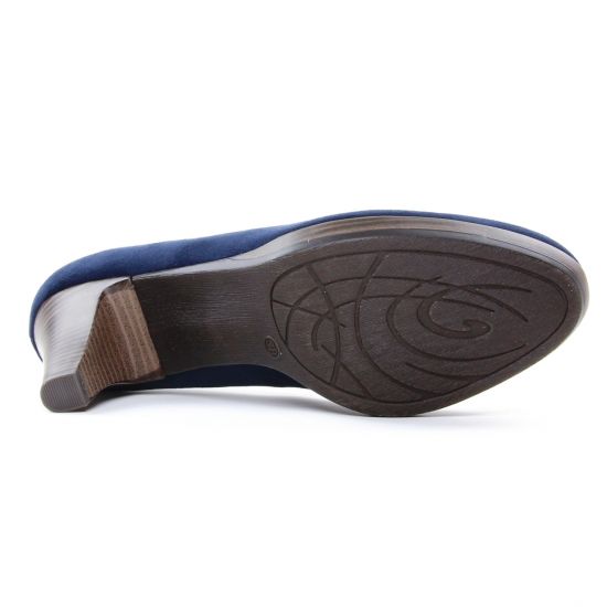 escarpins bleu marine mode femme printemps été - Photo Produit 5