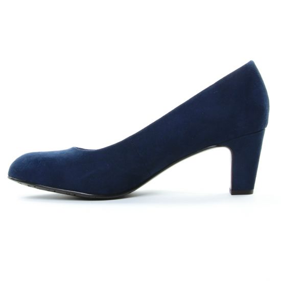 escarpins bleu marine mode femme printemps été - Photo Produit 3