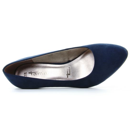 escarpins bleu marine mode femme printemps été - Photo Produit 4