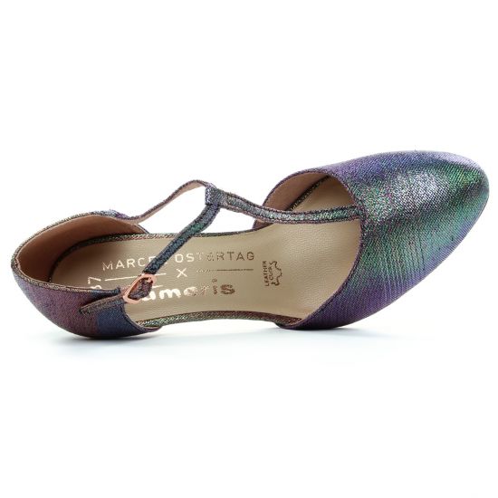 escarpins multicolore mode femme printemps été - Photo Produit 4
