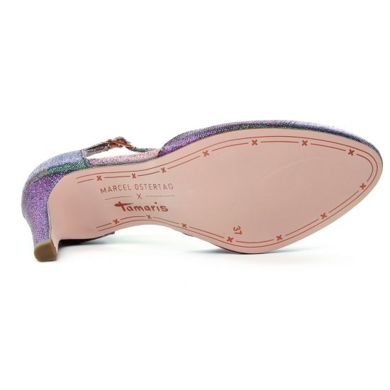 escarpins multicolore mode femme printemps été - Photo Produit 5
