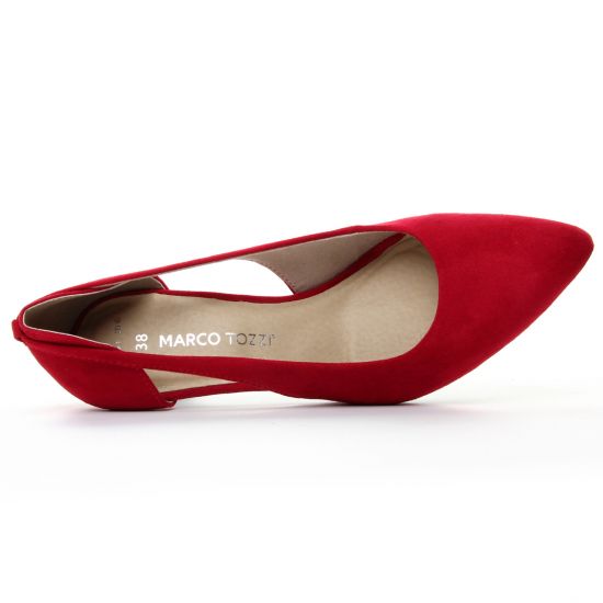 escarpins rouge mode femme printemps été - Photo Produit 4