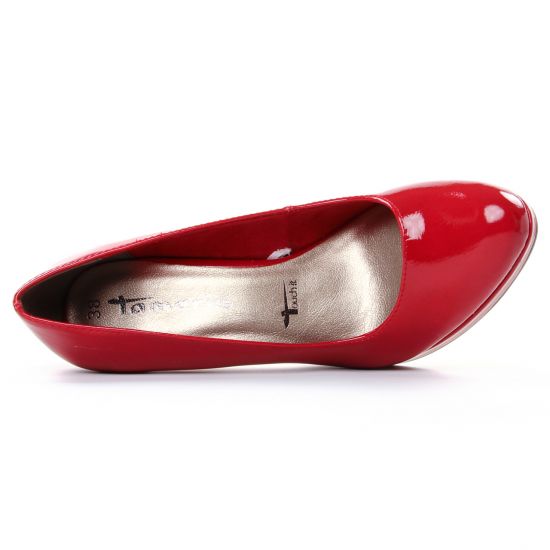 escarpins rouge mode femme printemps été - Photo Produit 4