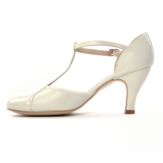 escarpins salomé blanc cassé mode femme printemps été - Photo Produit 3