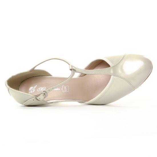 escarpins salomé blanc cassé mode femme printemps été - Photo Produit 4