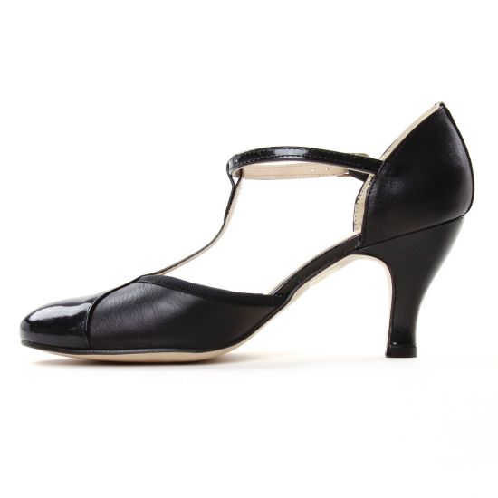 escarpins salomé noir mode femme printemps été - Photo Produit 3
