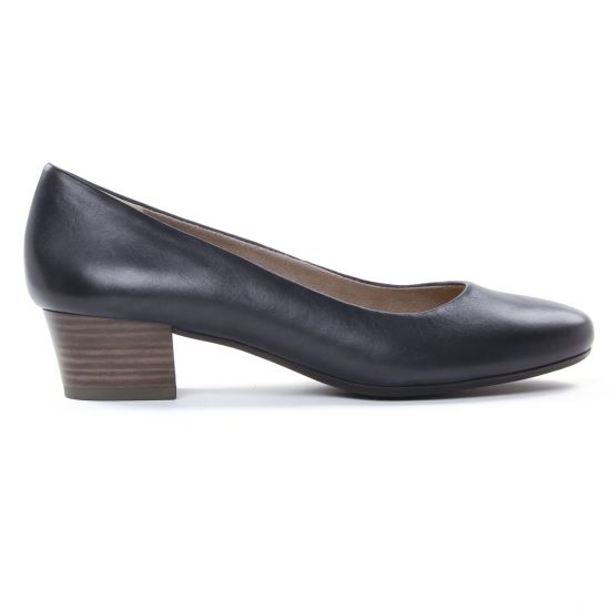 escarpins trotteur bleu marine mode femme printemps été - Photo Produit 2