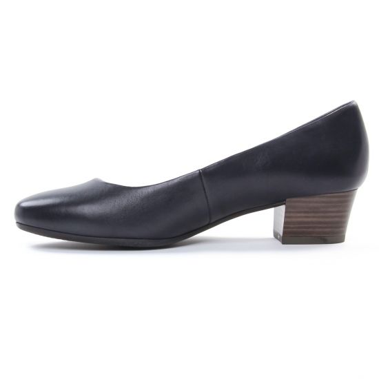 escarpins trotteur bleu marine mode femme printemps été - Photo Produit 3