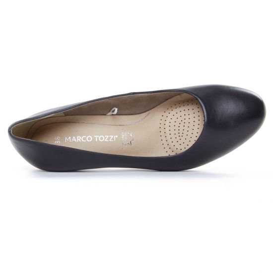 escarpins trotteur bleu marine mode femme printemps été - Photo Produit 4