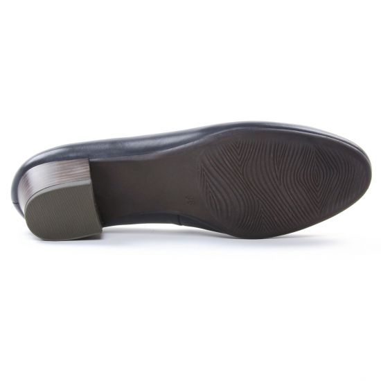 escarpins trotteur bleu marine mode femme printemps été - Photo Produit 5