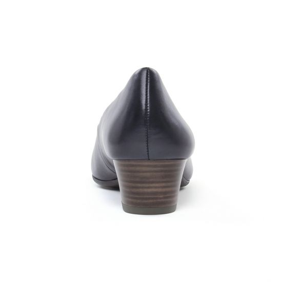 escarpins trotteur bleu marine mode femme printemps été - Photo Produit 7