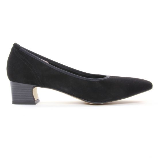 escarpins trotteur noir mode femme printemps été - Photo Produit 2
