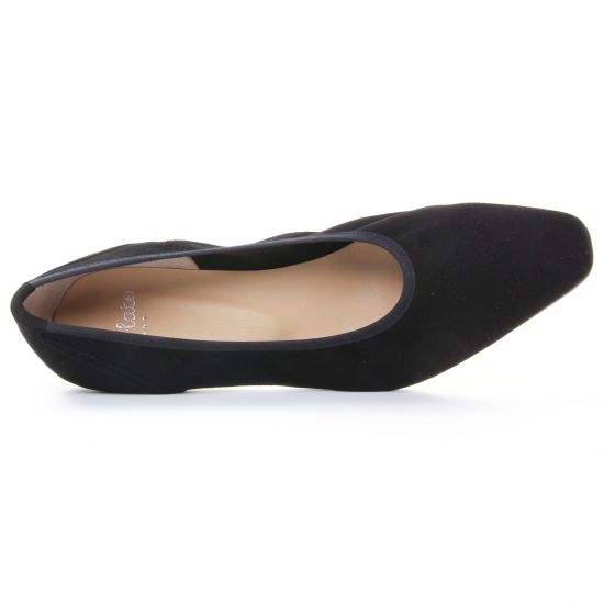 escarpins trotteur noir mode femme printemps été - Photo Produit 4