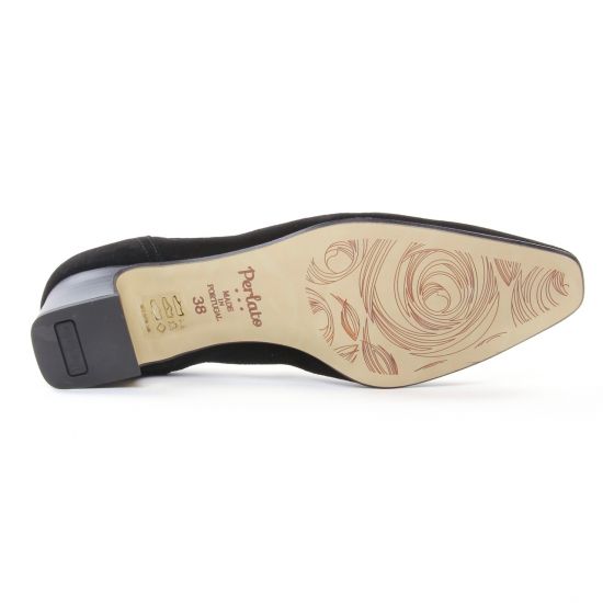escarpins trotteur noir mode femme printemps été - Photo Produit 5