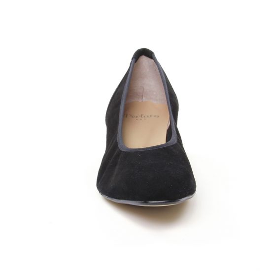 escarpins trotteur noir mode femme printemps été - Photo Produit 6