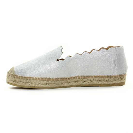 espadrilles argent mode femme printemps été - Photo Produit 3