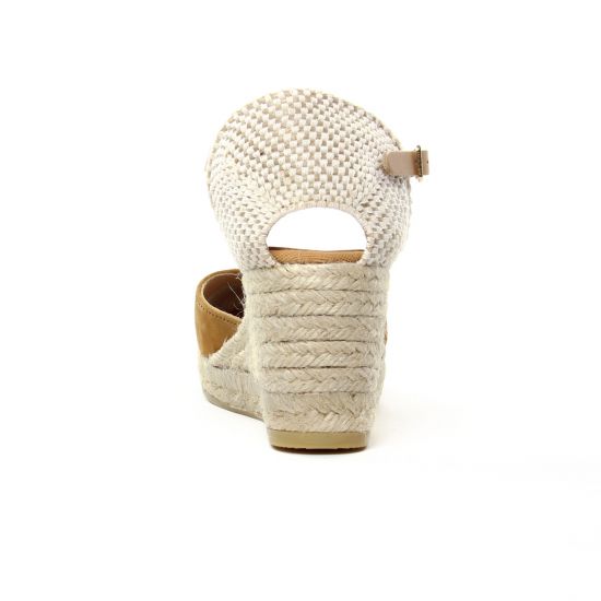 espadrilles compensées marron mode femme printemps été - Photo Produit 7