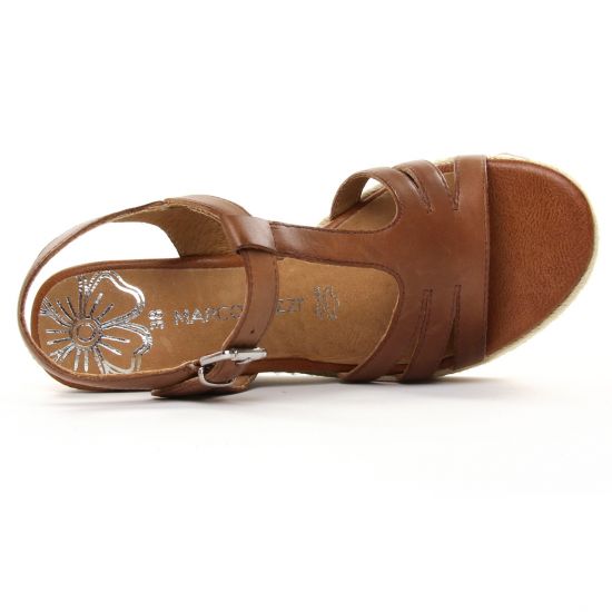 espadrilles compensées marron mode femme printemps été - Photo Produit 4