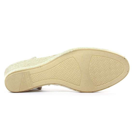 espadrilles compensées noir mode femme printemps été - Photo Produit 5