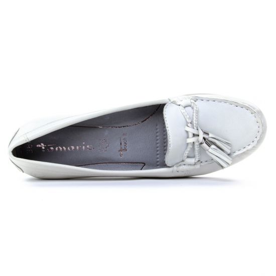 mocassins confort blanc mode femme printemps été - Photo Produit 4