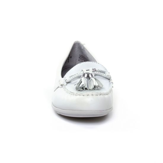 mocassins confort blanc mode femme printemps été - Photo Produit 6