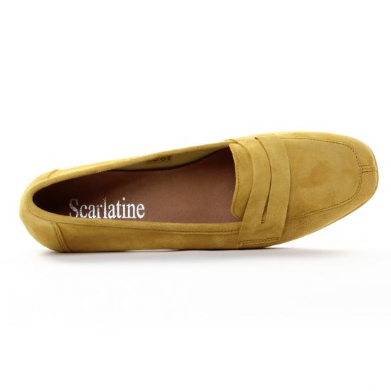 mocassins jaune mode femme printemps été - Photo Produit 4