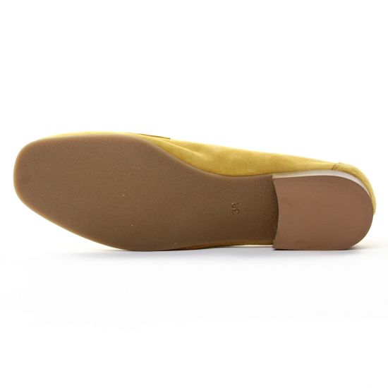 mocassins jaune mode femme printemps été - Photo Produit 5
