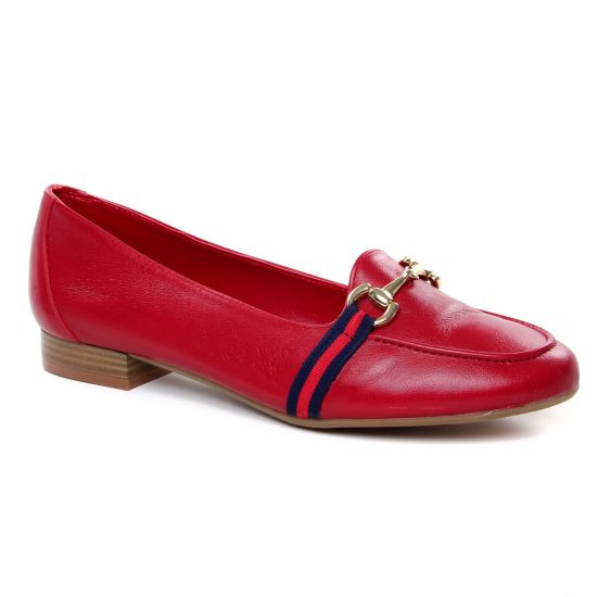 Mocassins Maria Jaen 8017 Rojo, vue principale de la chaussure femme