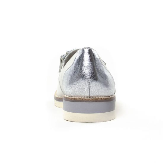 Mocassins Slippers blanc mode femme printemps été - Photo Produit 7