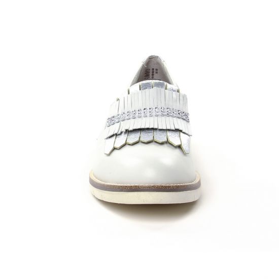 Mocassins Slippers blanc mode femme printemps été - Photo Produit 6