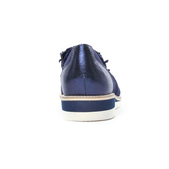 Mocassins Slippers bleu velours mode femme printemps été - Photo Produit 7
