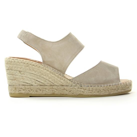 espadrilles compensées beige mode femme printemps été - Photo Produit 2
