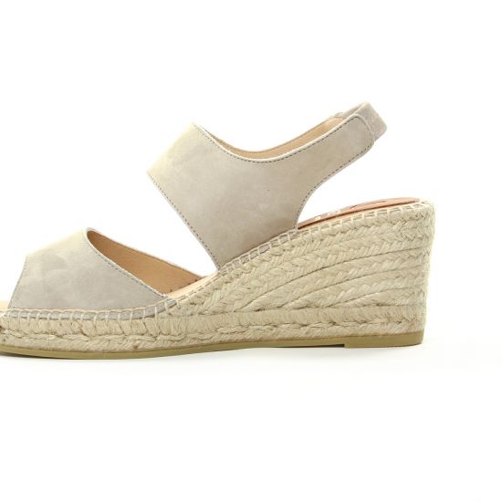espadrilles compensées beige mode femme printemps été - Photo Produit 3