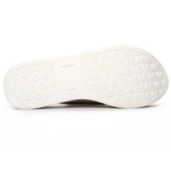 nu-pieds compensés blanc mode femme printemps été - Photo Produit 5
