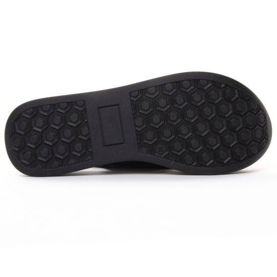 nu-pieds compensés noir mode femme printemps été - Photo Produit 5