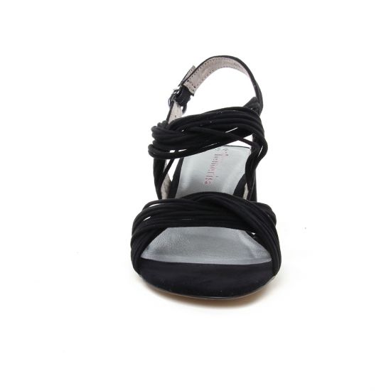 nu-pieds trotteurs noir mode femme printemps été - Photo Produit 6