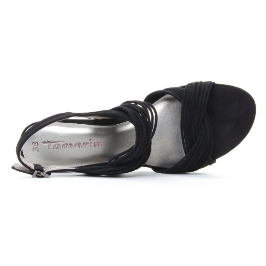 nu-pieds trotteurs noir mode femme printemps été - Photo Produit 4