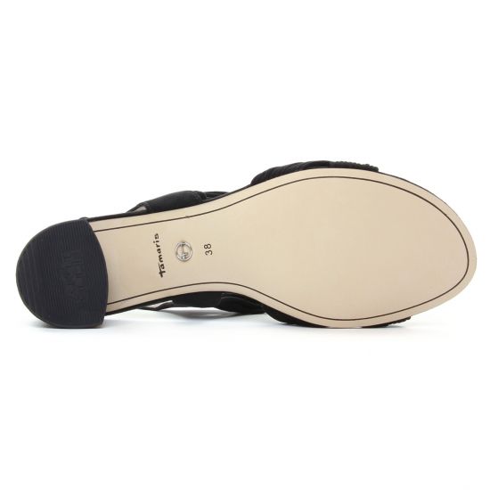 nu-pieds trotteurs noir mode femme printemps été - Photo Produit 5