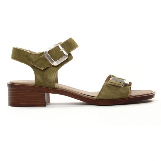 sandales vert kaki mode femme printemps été - Photo Produit 2