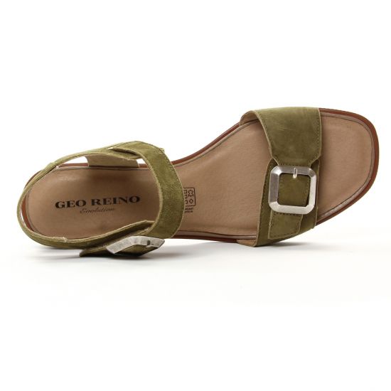 sandales vert kaki mode femme printemps été - Photo Produit 4