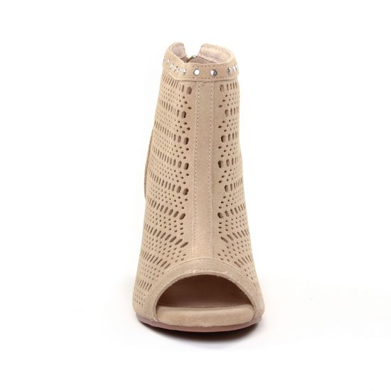 nu-pieds talons hauts beige mode femme printemps été - Photo Produit 6