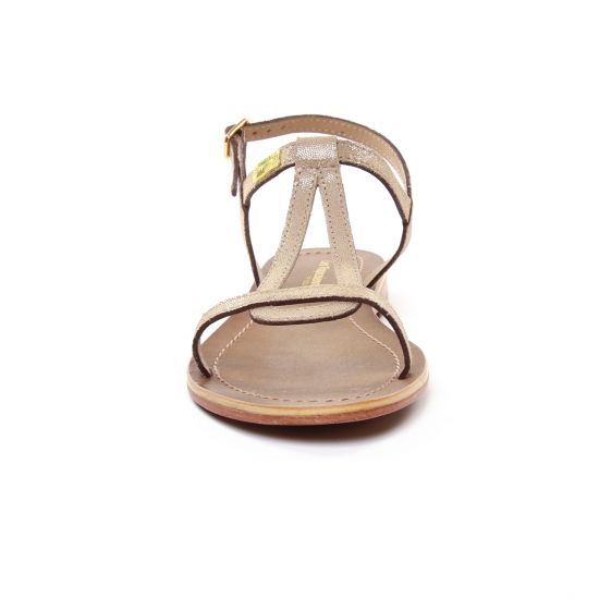 sandales beige doré mode femme printemps été - Photo Produit 6