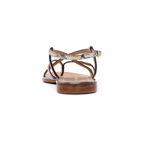 sandales beige doré mode femme printemps été - Photo Produit 7