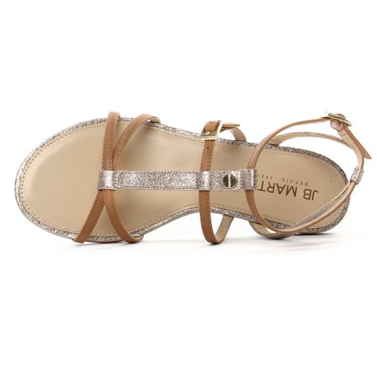 sandales beige mode femme printemps été - Photo Produit 4